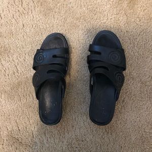 Women’s Dansko slip on wedge sandals